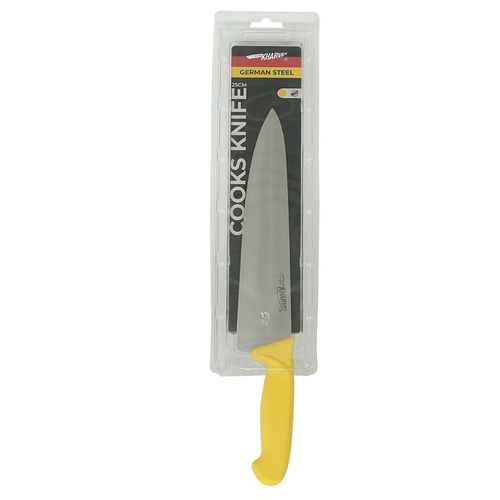 Kharve Cooks Knife 25cm Yellow Handle
