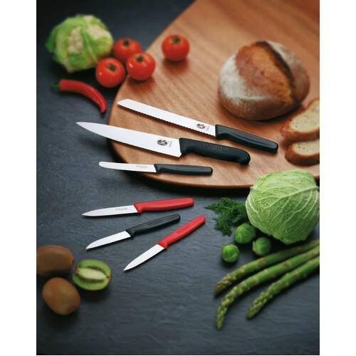 Victorinox Carving Knife Straight Edge 220mm - Black Fibrox