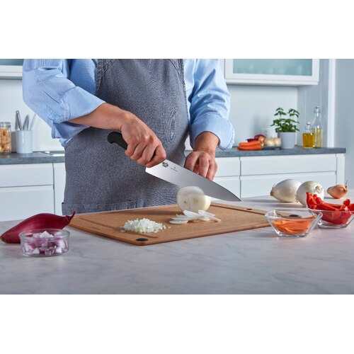 Victorinox  Carving Knife Straight Edge 250mm - Black Fibrox