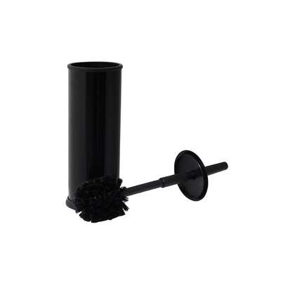 Compass Toilet Brush Black Powder Coated 
