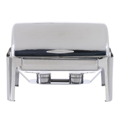 Ken Hands Full Size Roll Top Chafer Stainless Steel - 640 x 425 x 430mm