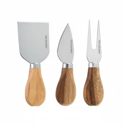 Peer Sorensen Rectangular Cheese Serving Board with 3 Cheese Knives