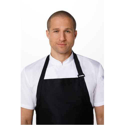 Large Bib Apron - Black - A111-BLK - A111-BLK