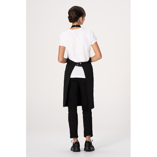 Chef Works Lockharte Canvas Bib Apron - AB802-BLK - AB802-BLK