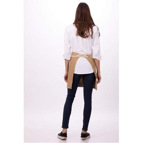 Austin Half Bistro Apron - Natural - ALWCD026-NAT - ALWCD026-NAT