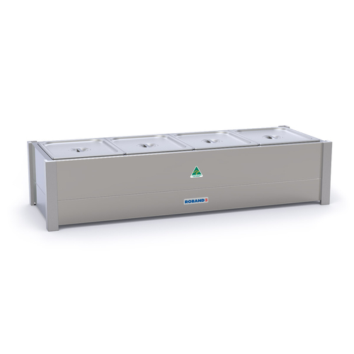 Roband BM14 Bain Marie - Fits 4 x 1/2 size pans | Pans not included