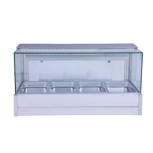 Bonvue BM14SC - Square Countertop Wet and Dry Bain Marie - 2 x 4