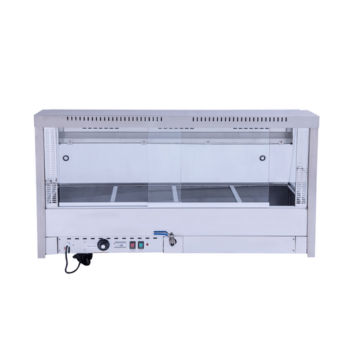 Bonvue BM14TC - Angled Countertop Wet and Dry Bain Marie