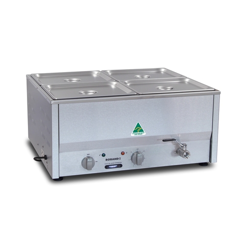 Roband BM4 Bain Marie - Fits four 1/2 size pan | Pans not included