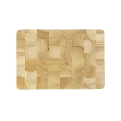 Vogue Rectangular Wooden Chopping Board Medium 455x305x45mm 