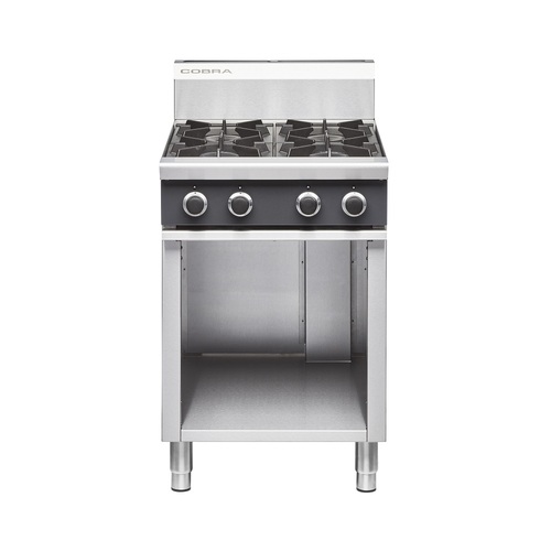 Cobra C6D - 4 Gas Open Burners - Open Cabinet Base