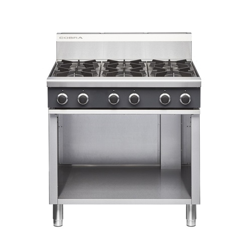 Cobra C9D - 6 Gas Open Burners - Open Cabinet Base