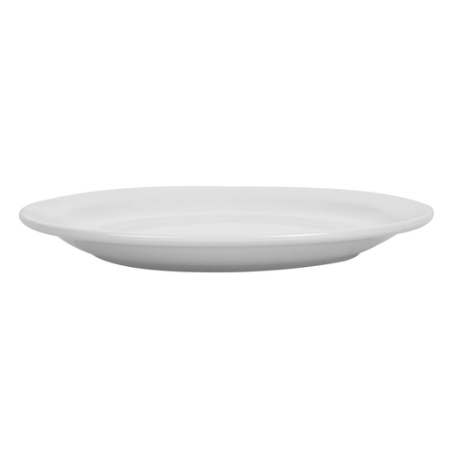 Olympia Whiteware Narrow Rimmed Plate 200mm (Box of 12)