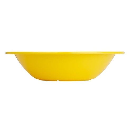 Olympia Kristallon Polycarbonate Bowls 172mm - Yellow (Box of 12) - CB771