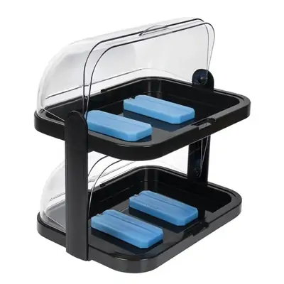 APS Cooling Display Roll Top Double