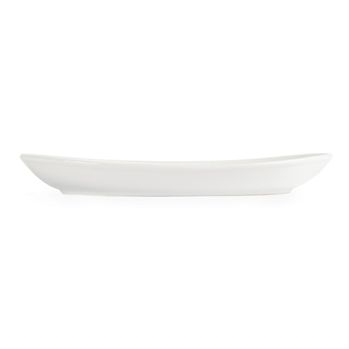 Olympia Whiteware French Deep Oval Plate White - 304mm 12" (Box of 4) - CC890