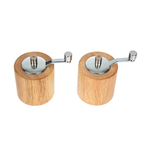 Olympia Bamboo Salt & Pepper Mill Grinder Set
