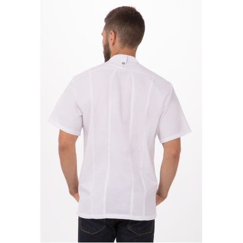 Bristol Signature Series Chef Jacket - White - CES02-WHT-S - CES02-WHT-S