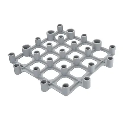 Vogue Dunnage Floor Rack Grey Polypropylene 335x335mm (Box of 2)