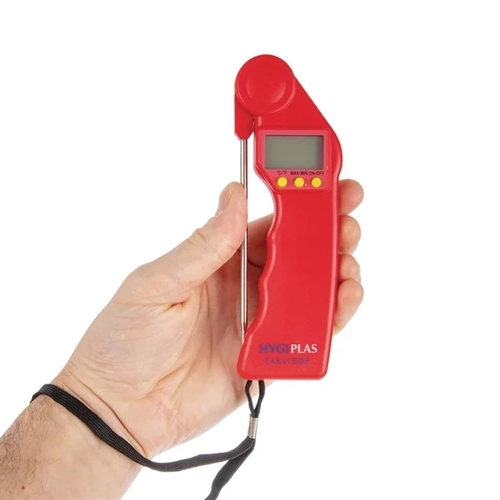 Hygiplas EasyTemp Thermometer Red Raw Meat