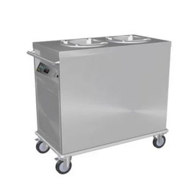 Culinaire CH.PD.HS.2 Mobile Plate Dispenser Dual Tube - CH.PD.HS.2