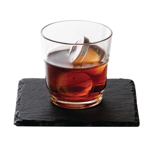 Olympia Display Tray Slate - 130x130mm (Pack 4)