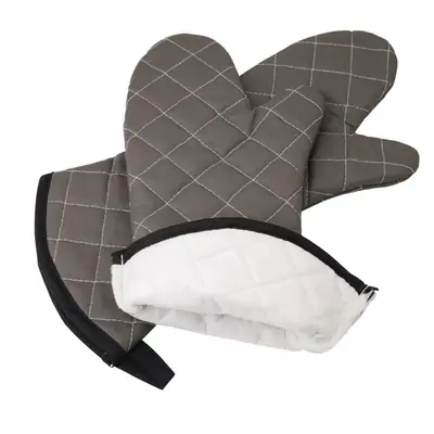 Vogue Flame Retardant Oven Mitt Tan 430mm