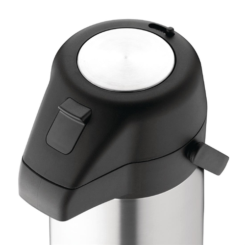 Olympia Pump Action Airpot Stainless Steel Push Button  3 Litre