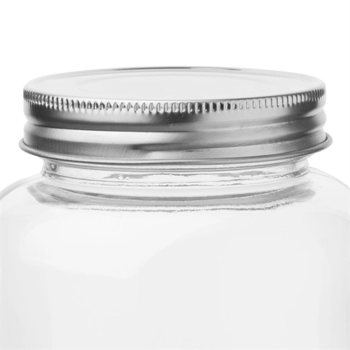 Vogue Glass Jar with St/St Lid - 84x100mm 330ml 12fl oz (Box of 6)