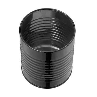 Olympia Tin Can Serving Cup Black 90(dia)x110(h)mm