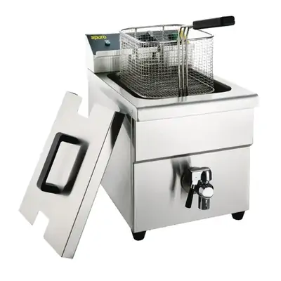 Apuro Single Tank Single Basket Induction Fryer 7.5L