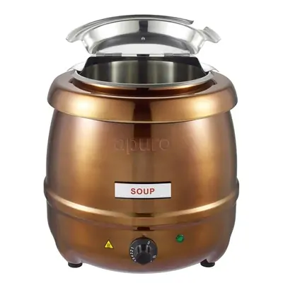 Apuro Soup Kettle Copper Finish 10L