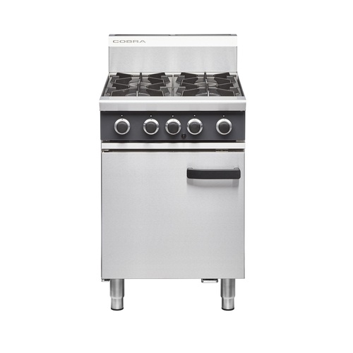 Cobra CR6D - Gas 4 Open Burners and Oven