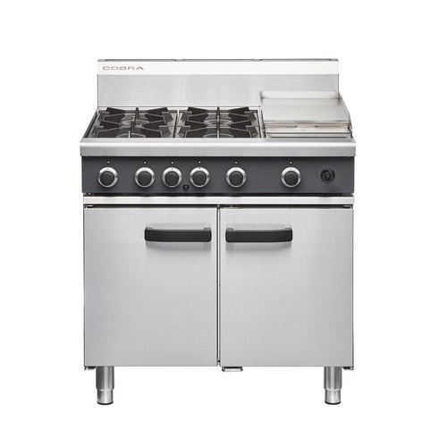 Cobra CR9C - 4 Open Burners with 300mm Griddle and Oven