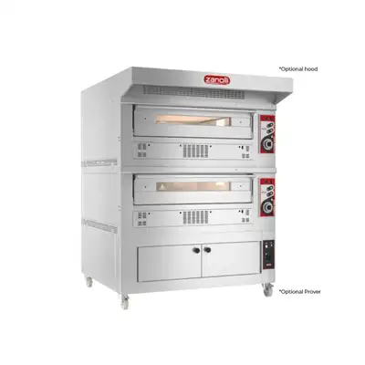 Zanolli Citizen CTM2G01A-2 - PWG 9+9 Gas Double Deck Pizza Oven - 18 Pizzas