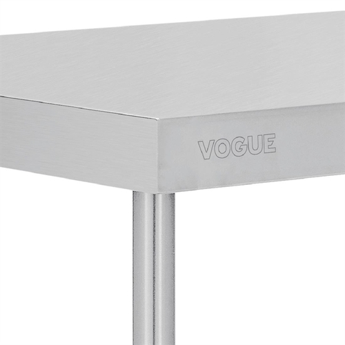 Vogue Premium Stainless Steel Prep Table - 1800 x 600 x 900mm