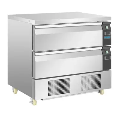 Polar DA996-A U-Series Double Drawer Counter Fridge Freezer 4xGN
