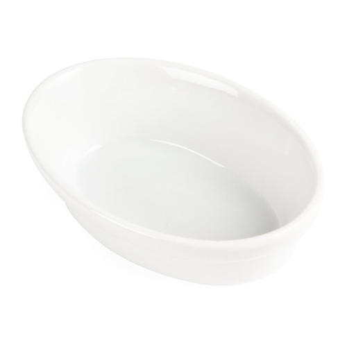 Olympia Whiteware Oval Pie Bowl - 145x104mm (Box of 6)