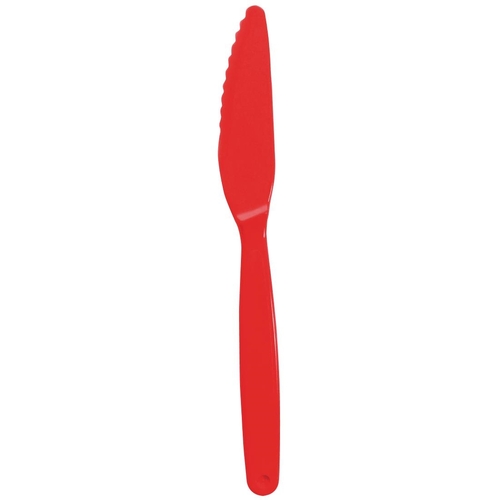 Olympia Kristallon Polycarbonate Knife Red - 180mm (Pack of 12)