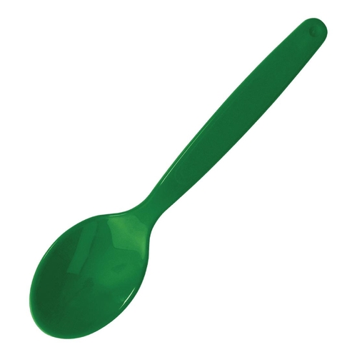 Olympia Kristallon Polycarbonate Spoon Green - 170mm (Pack of 12)
