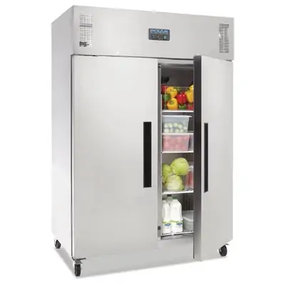 Polar DL895-A G-Series 2 Door Upright Fridge Stainless Steel 1200Ltr 