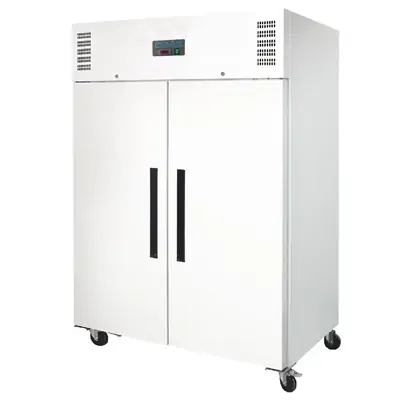 Polar DL897-A G-Series 2 Door Upright Freezer White 1200Ltr 
