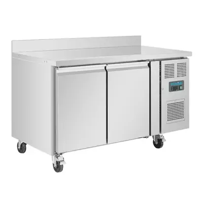 Polar DL916-A U-Series 2 Door Counter Freezer with Upstand 282Ltr