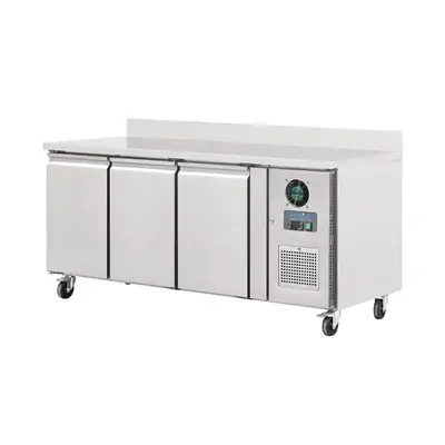 Polar DL917-A U-Series 3 Door Counter Freezer with Upstand 417Ltr