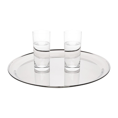Olympia Stainless Steel Round Serving Tray 405mm