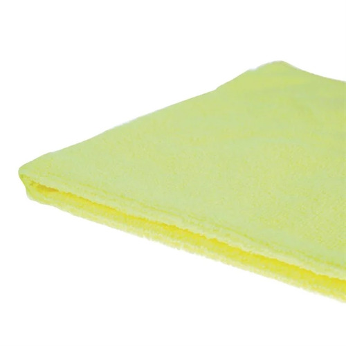 Jantex Microfibre Cloths Yellow 400 x 400mm (Pack of 5) - DN841