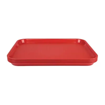 Olympia Kristallon Foodservice Tray Red 265x345mm