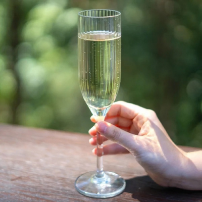 D-Still Bamboo Polycarbonate Champagne Flute 180ml (Box of 4)