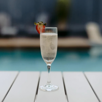 D-Still Bamboo Polycarbonate Champagne Flute 130ml (Box of 4)