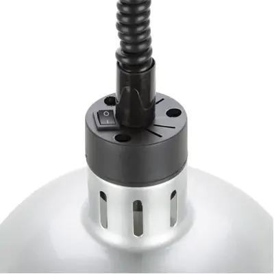 Apuro DY461-A Retractable Dome Heat Shades Silver Finish
